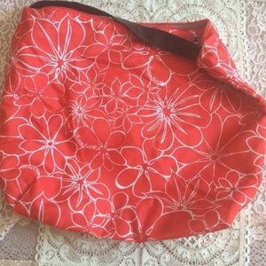 Neiman Marcus Bag Zipper, Shopping Tote Red